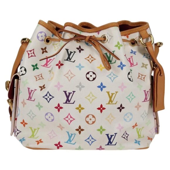LOUIS VUITTON Monogram Multicolor Petit Noe Shoulder Bag M42229 Auth 130467V - Picture 1 of 15